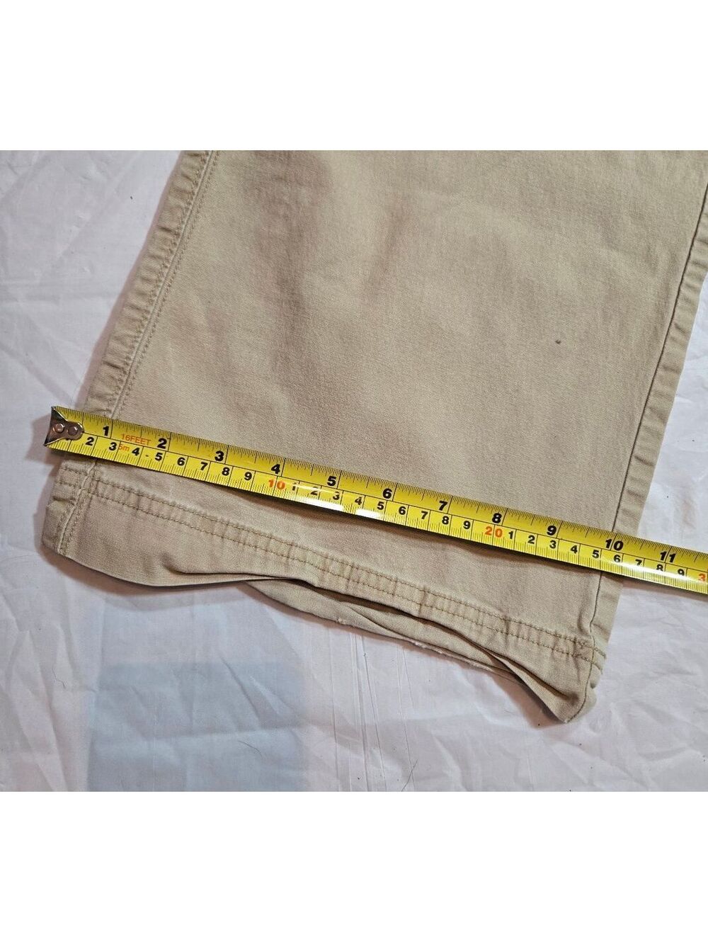 Dockers Women's 18W Khaki Cargo Pants Utility Straight Leg Stretch - Picture 4 of 8